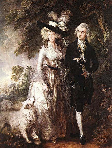 Thomas Gainsborough Mr and Mrs William Hallett china oil painting image